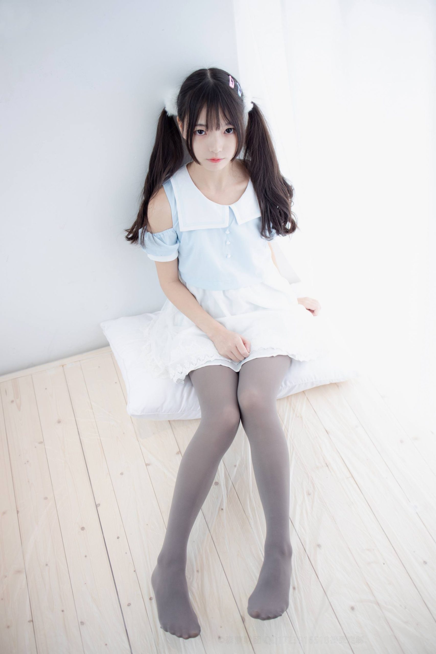 图片[2]-超级甜美的灰丝小姑娘【86P】20005-思小愿