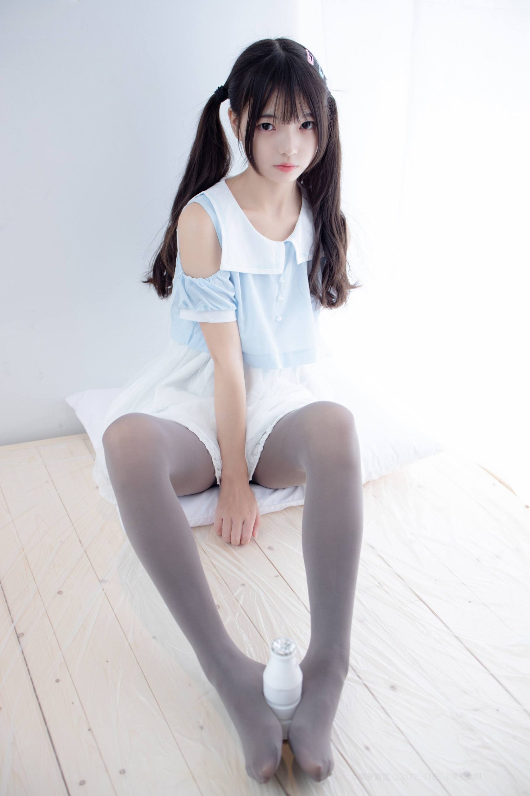 图片[1]-超级甜美的灰丝小姑娘【86P】20005-思小愿