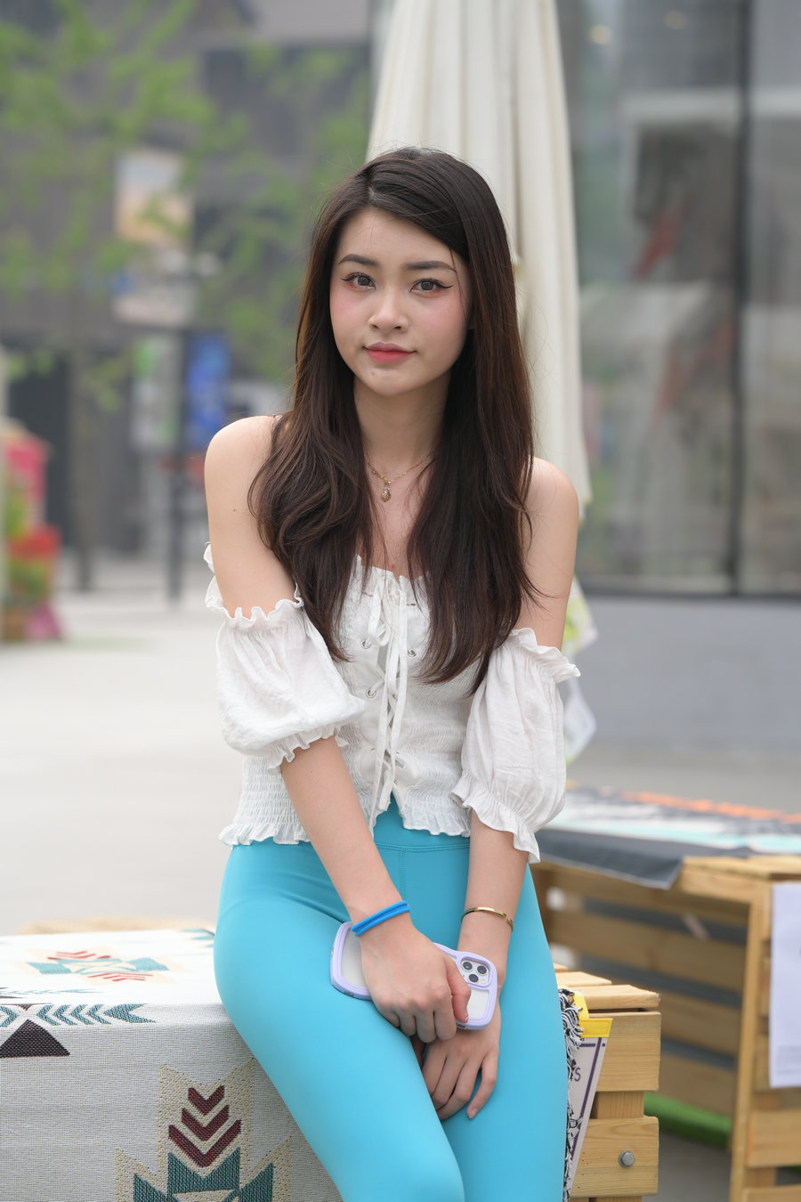 图片[2]-蓝色瑜伽裤漂亮女孩 J3299 769P-12.9GB-思小愿