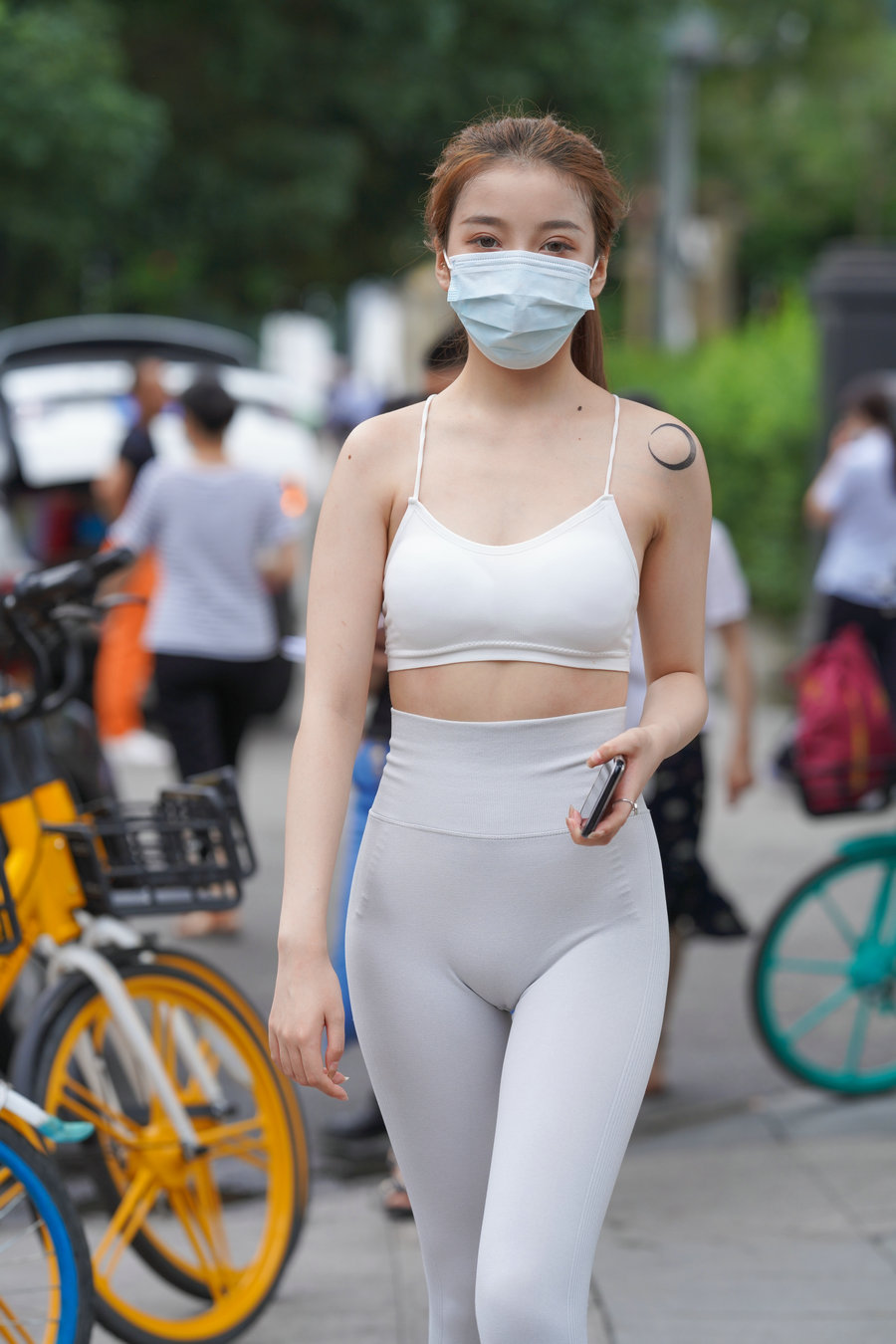 图片[2]-灰色瑜伽裤女孩 J1323 723P4V-17.9GB-思小愿