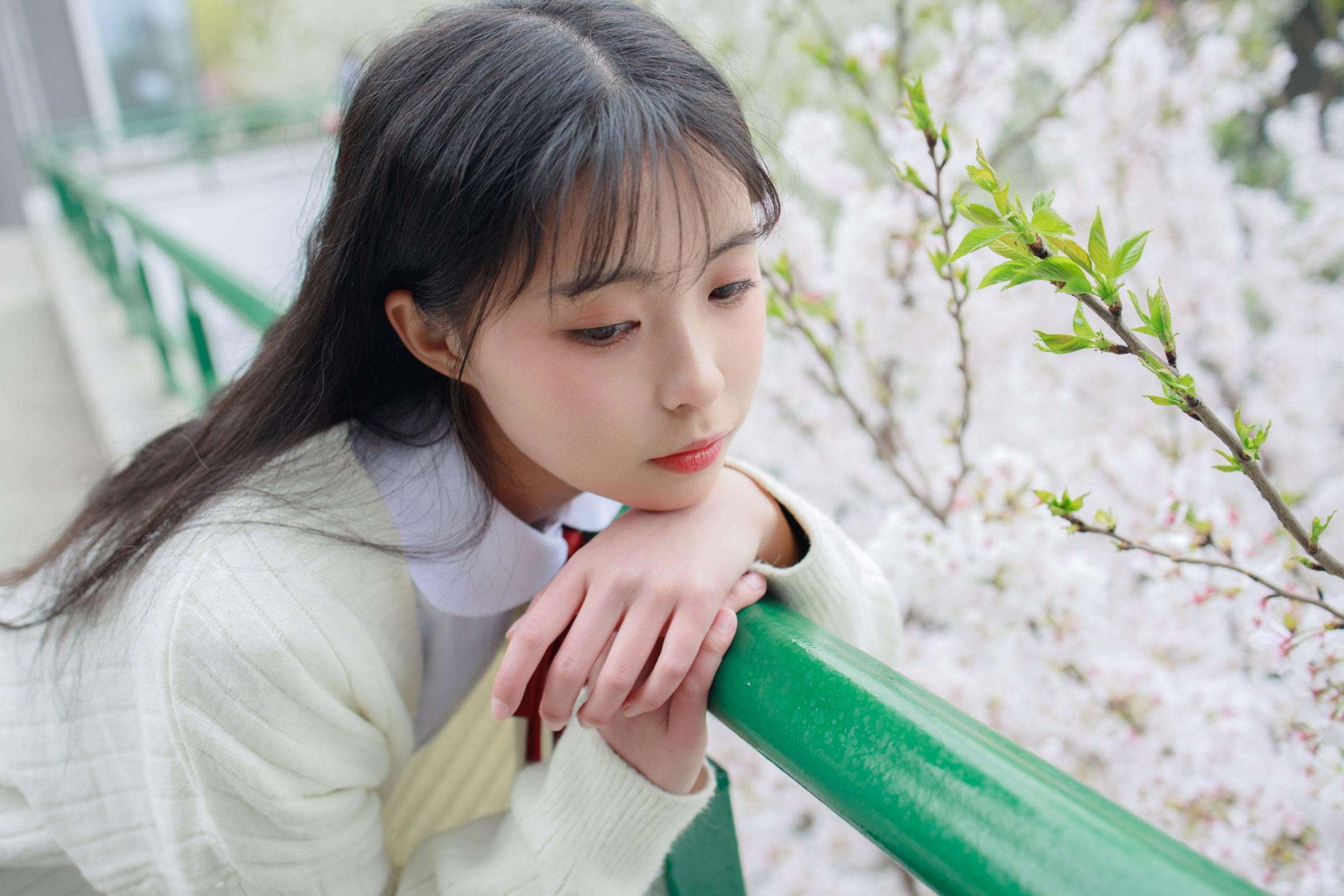 图片[6]-甜美可人的白丝姑娘【127P】20011-思小愿