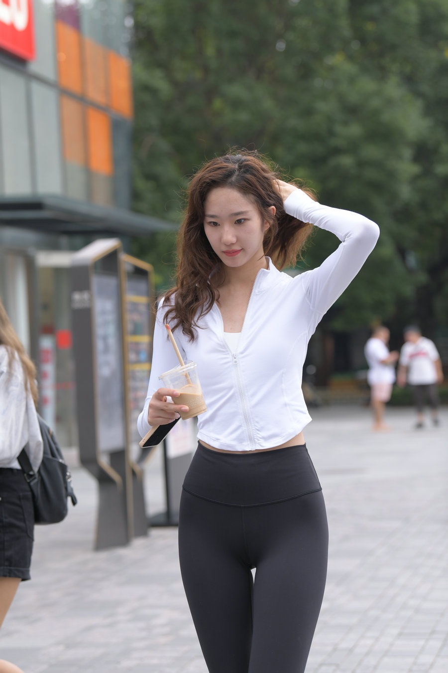 图片[3]-像刘亦菲的黑色瑜伽裤女孩J2237 340P1V-14.8GB-思小愿