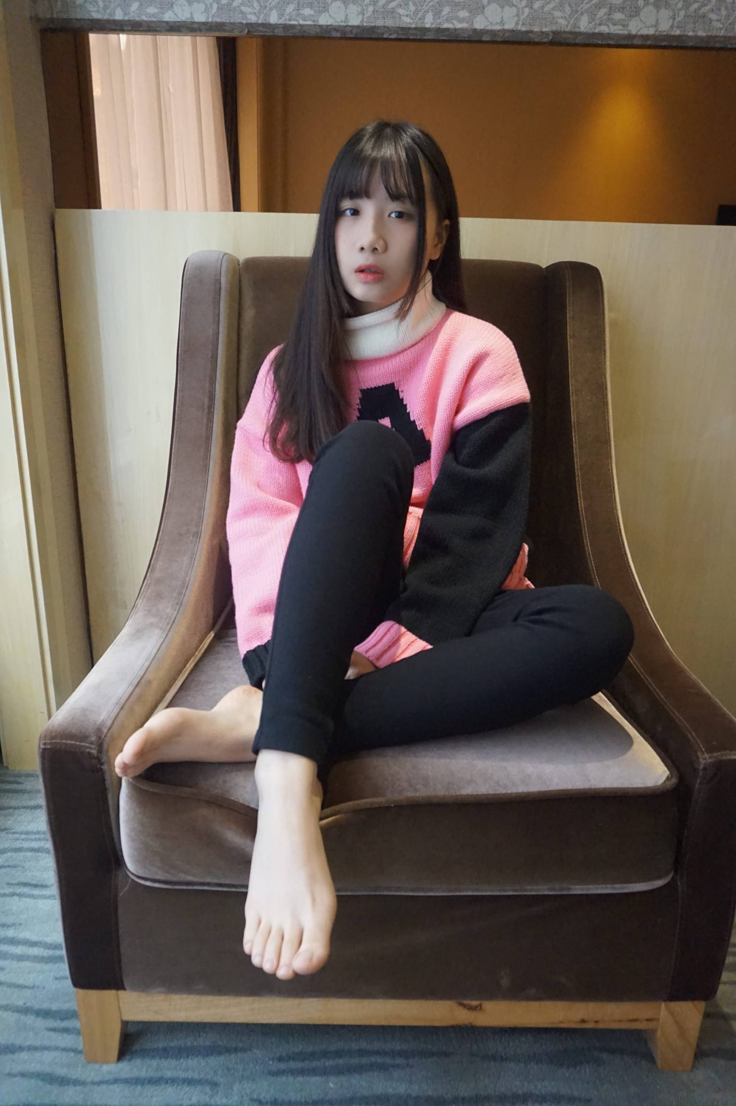 图片[1]-齐刘海的长发女孩【70P】20016-思小愿