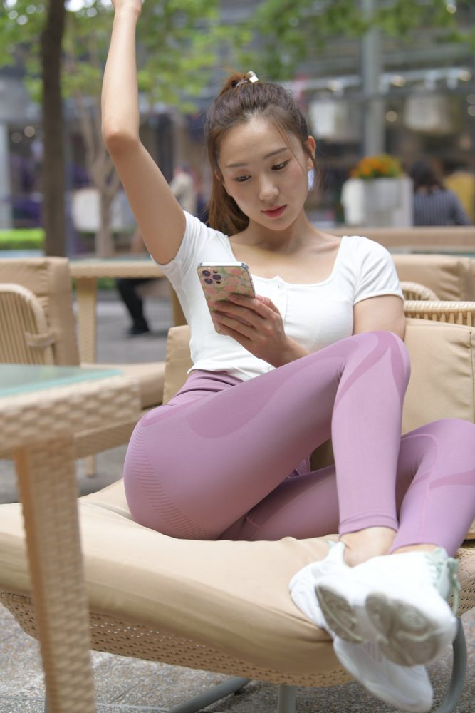 图片[6]-香芋色瑜伽裤高马尾漂亮女孩J2206 545P1V-19.1GB-思小愿