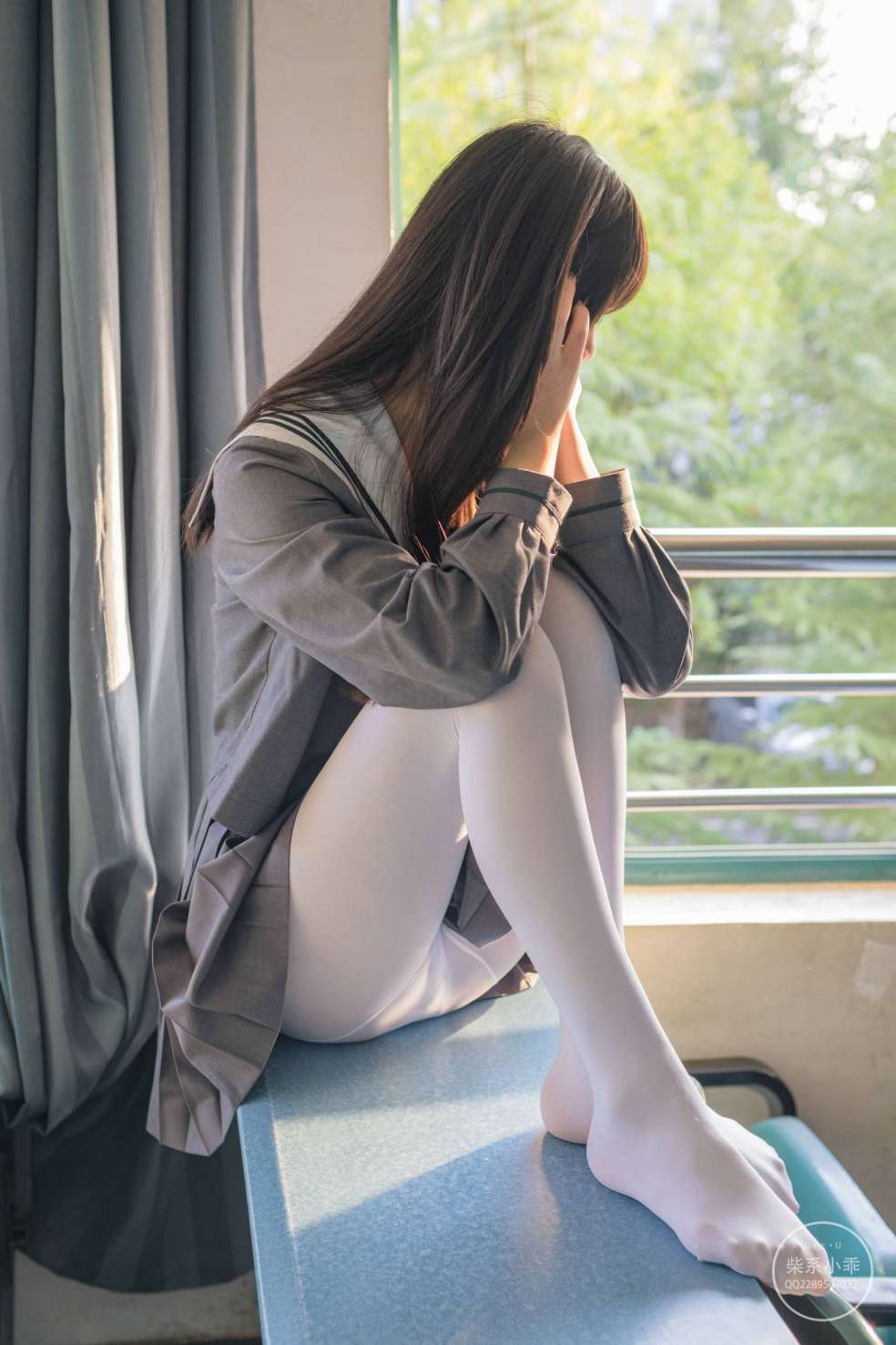 图片[4]-白丝清纯少女真的太可爱了【60P】20001-思小愿
