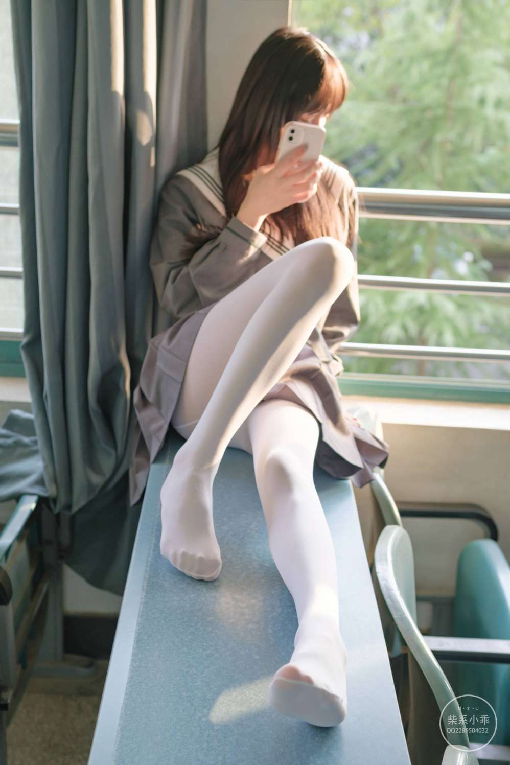 图片[6]-白丝清纯少女真的太可爱了【60P】20001-思小愿