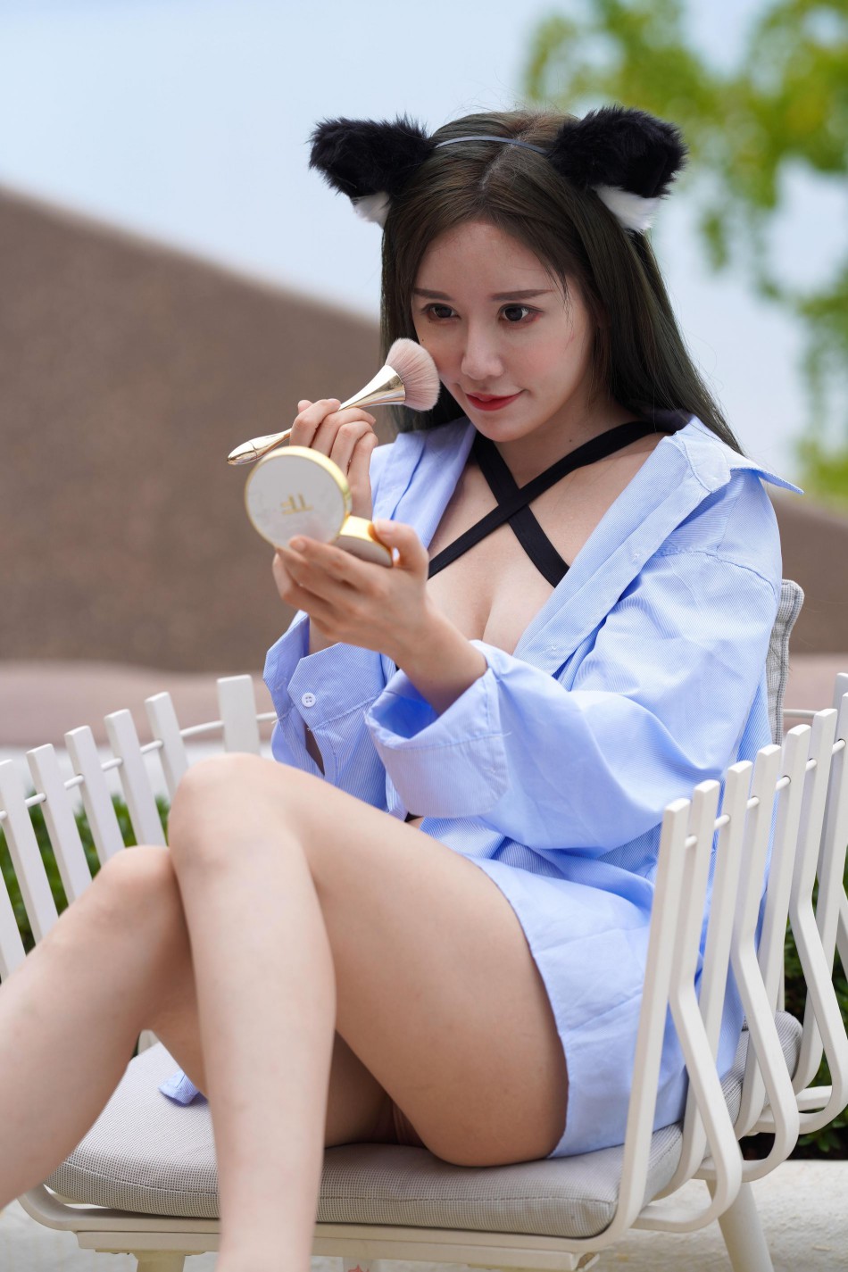 图片[5]-可爱的猫耳朵比基尼美少女【394P】00043-思小愿
