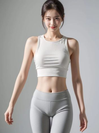 图片[4]-AI瑜伽裤清纯妹子系列图-思小愿