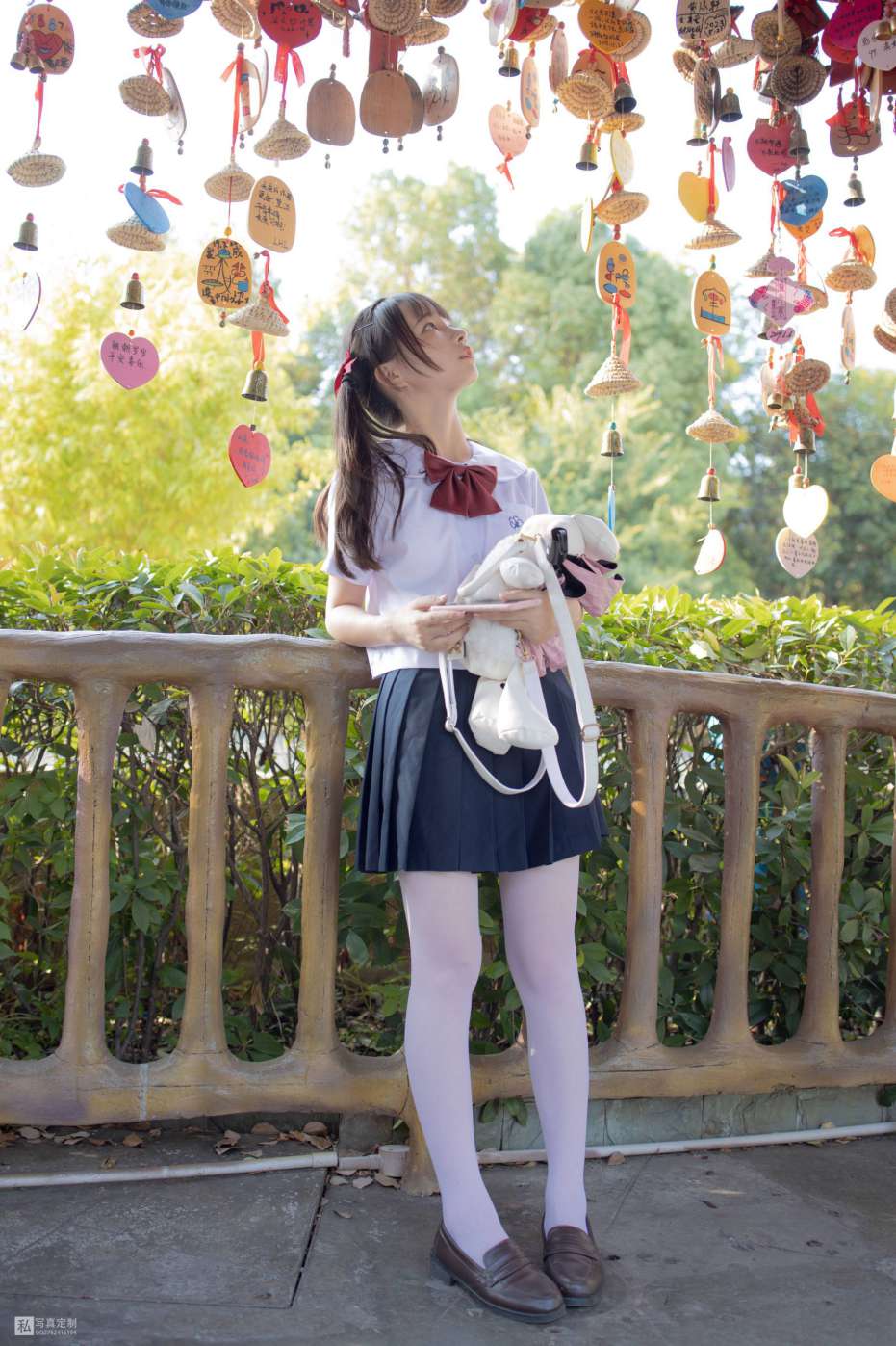 图片[5]-眼神好清澈的双马尾白丝女孩【75P】20019-思小愿